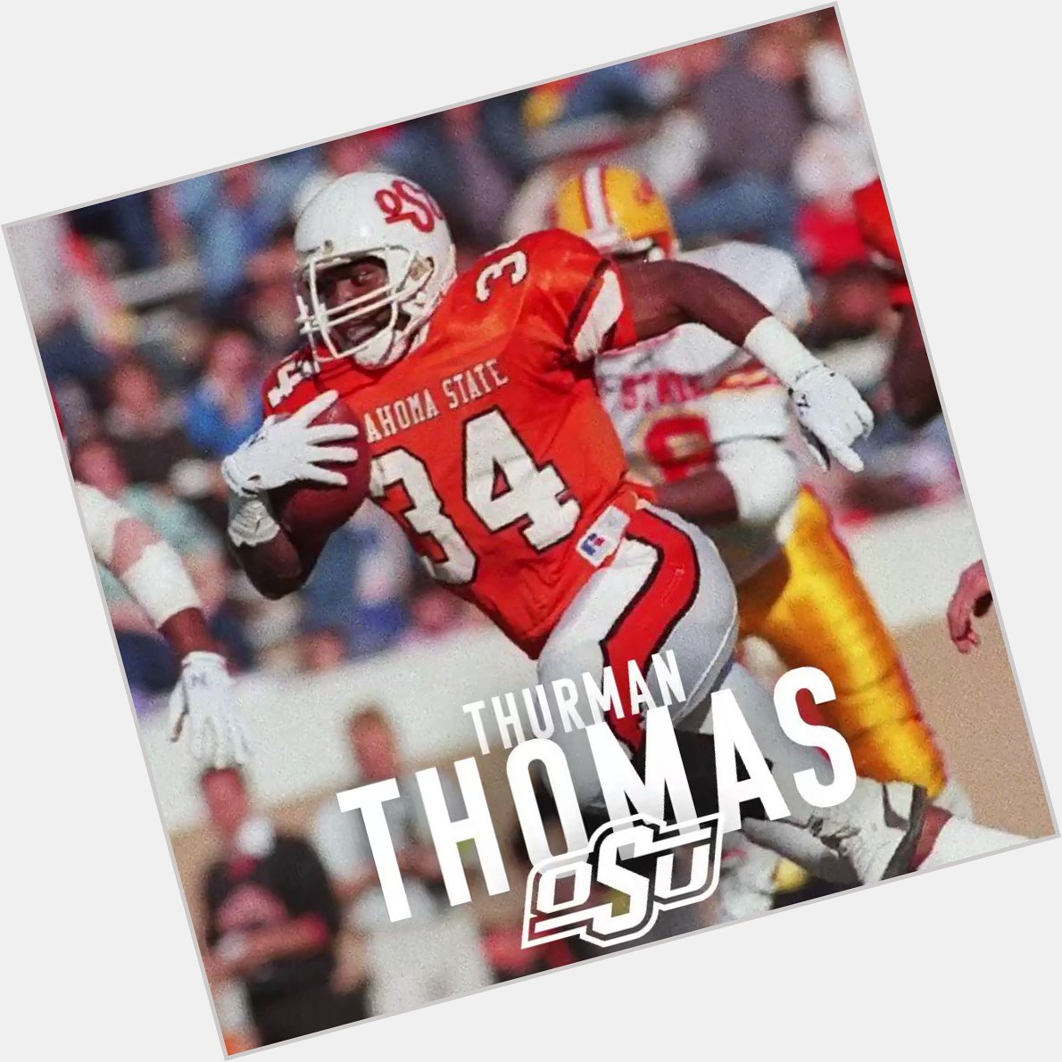 Happy Birthday to Hall of Famer Thurman Thomas! Happy birthday, 