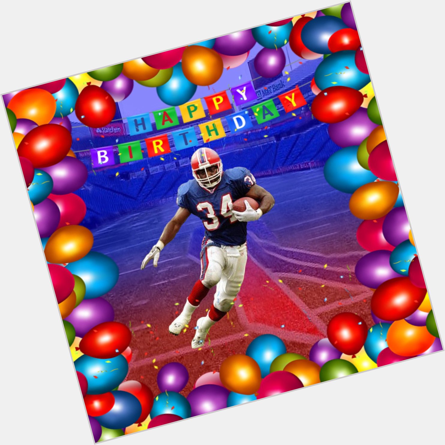 Happy Birthday to Buffalo s all time leading rusher, Thurman Thomas 