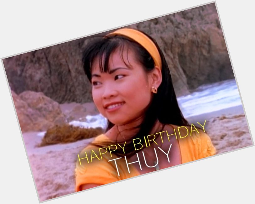 Happy Birthday to the late, great Mighty Morphin Yellow Ranger, Thuy Trang. 