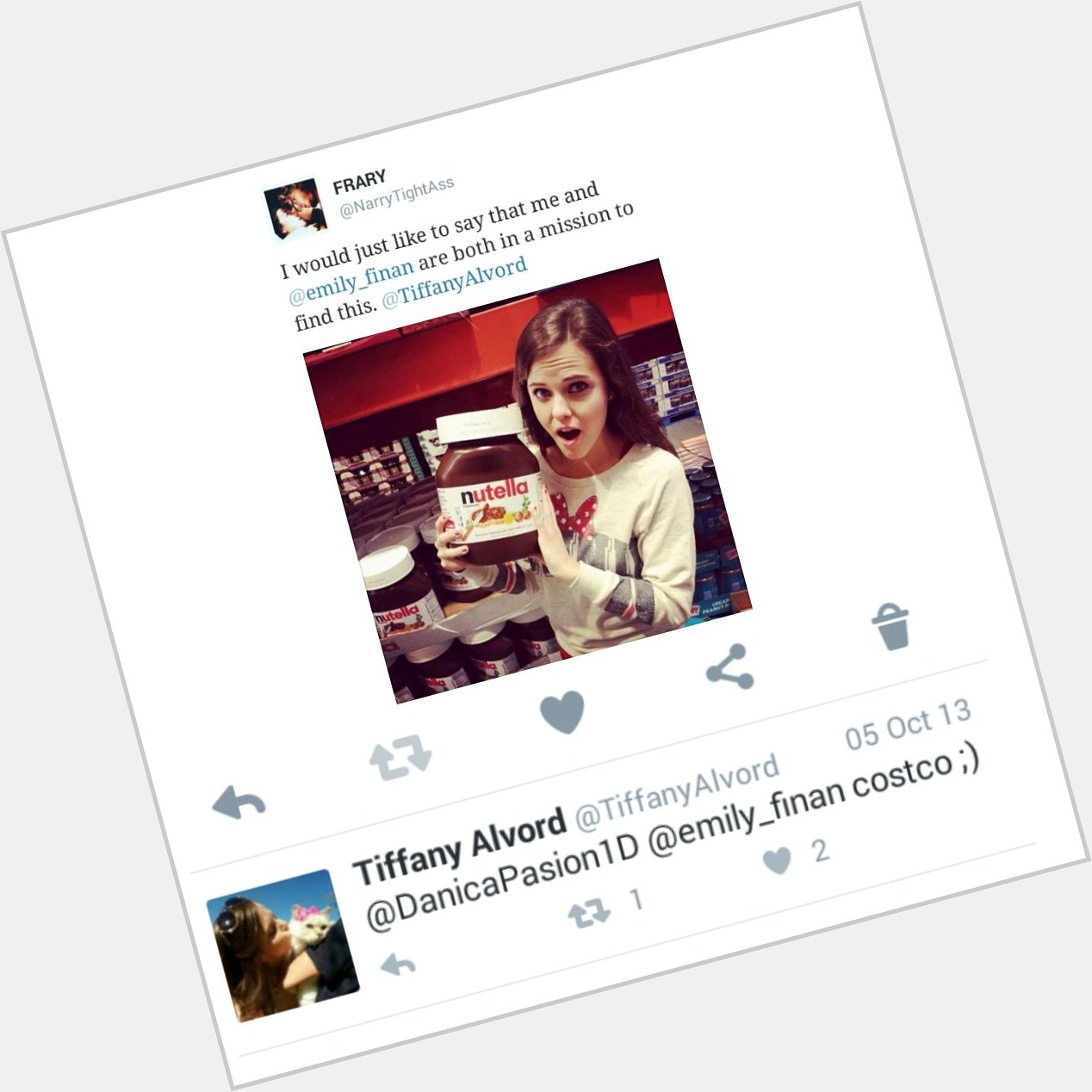 Throwback to when Tiffany Alvord noticed me a few years ago. Happy Birthday , I love you      