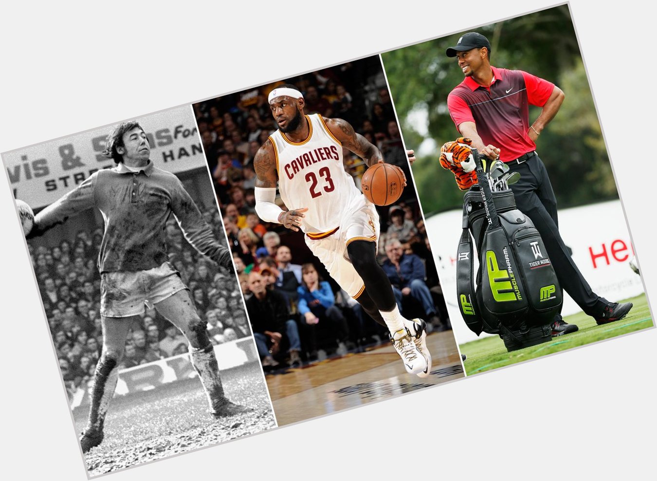A good date for sporting genes! Happy Birthday to Gordon Banks (77), LeBron James (30) and Tiger Woods (39). 