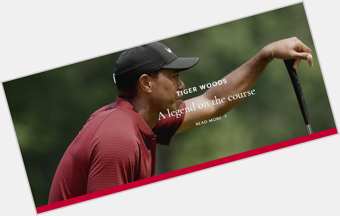 Happy Birthday to Tiger Woods, a legend on the course. 