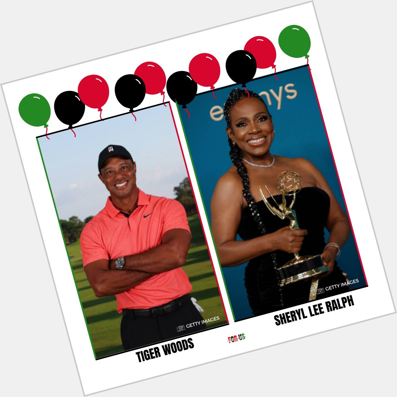 Join us in wishing Tiger Woods and Sheryl Lee Ralph, Happy Birthday 
