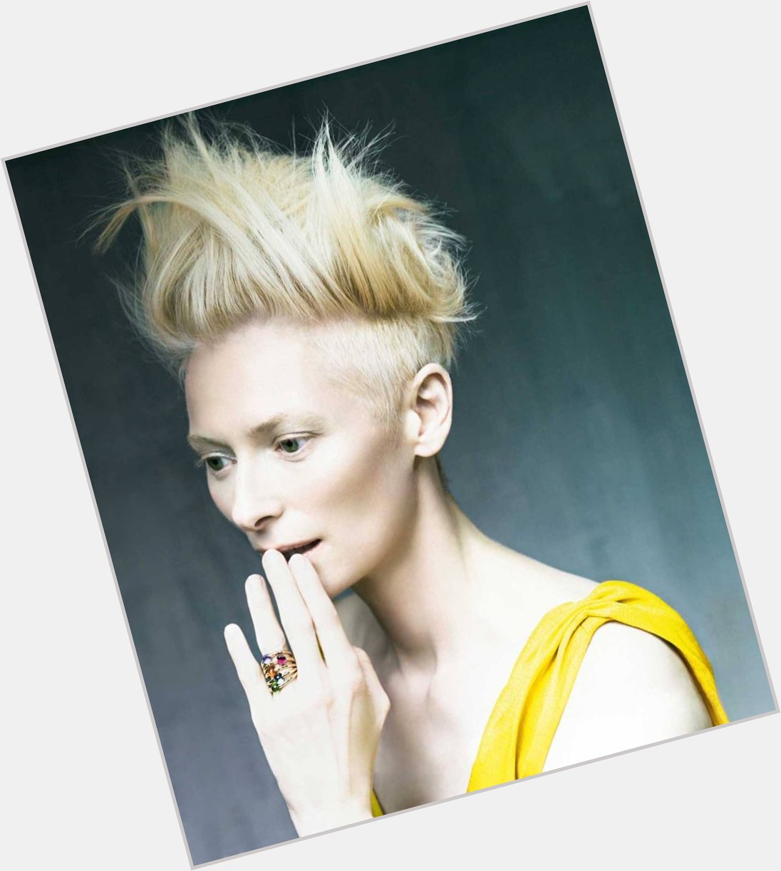 \"It\s a real comfort zone for me to feel alien.\"

Happy birthday Tilda Swinton. 