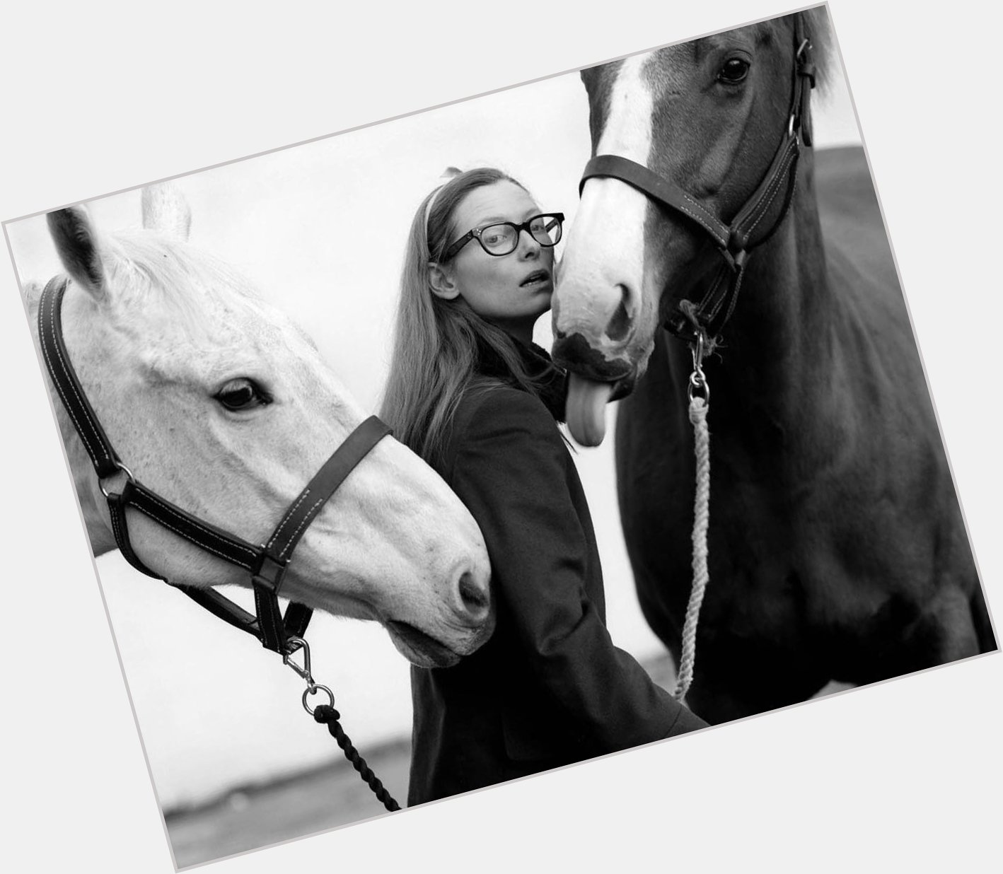 Happy Birthday Tilda Swinton 
Photographed by Hugo Glendinning, 1995 