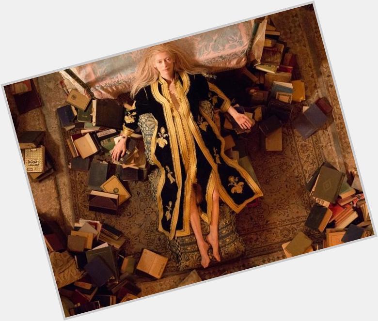 Winter mood = Tilda Swinton as Eve in \"Only Lovers Left Alive\". Happy birthday Tilda. --->  