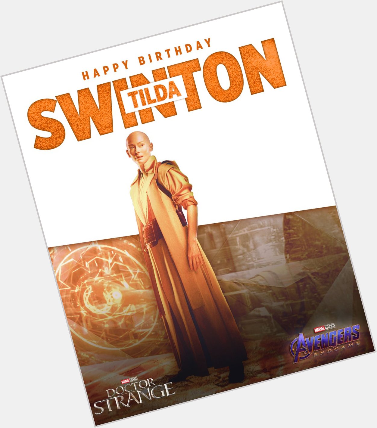 Join us in wishing a very happy 60th birthday to the Ancient One, actress Tilda Swinton! 