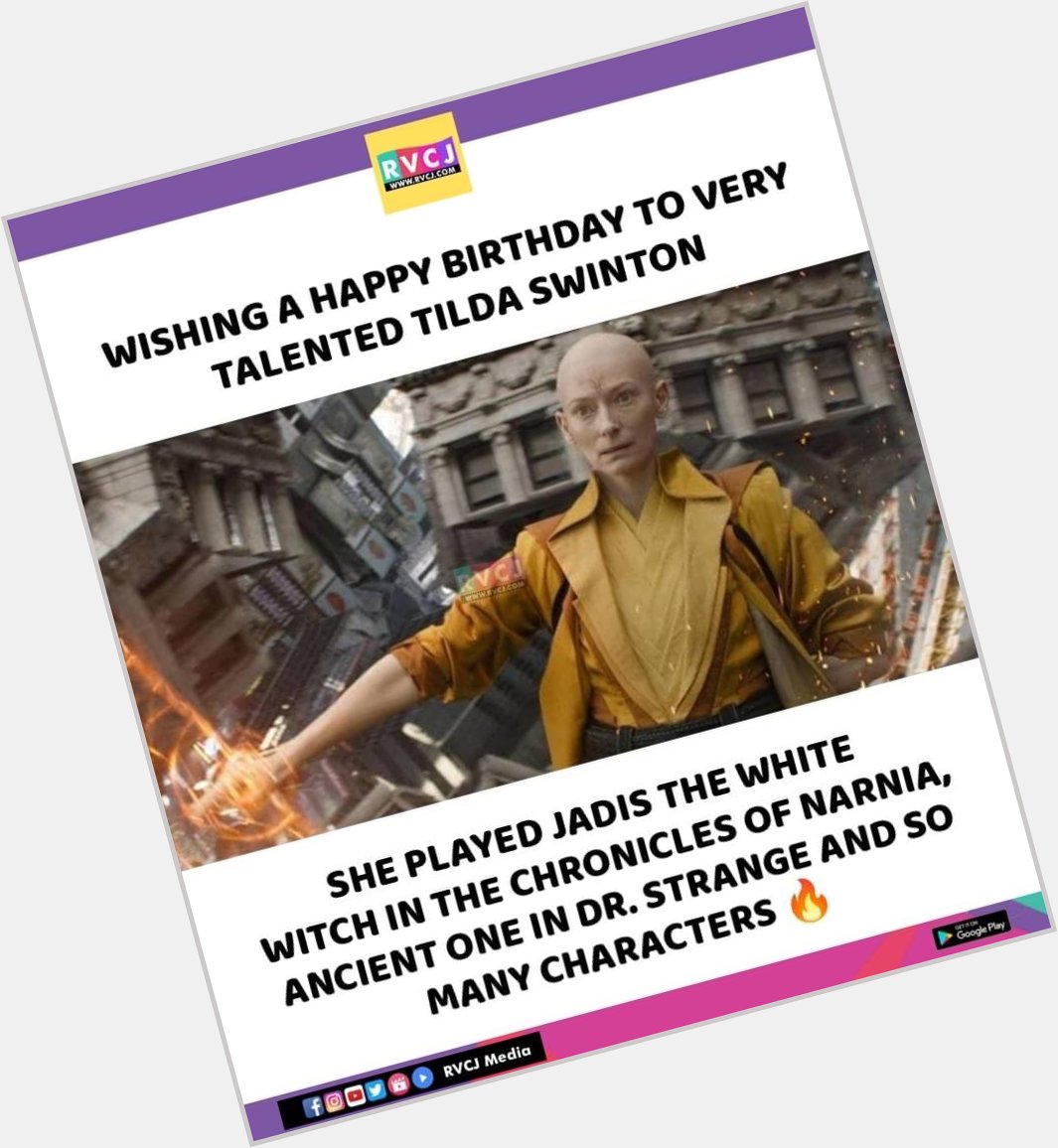 Happy Birthday Tilda Swinton!      