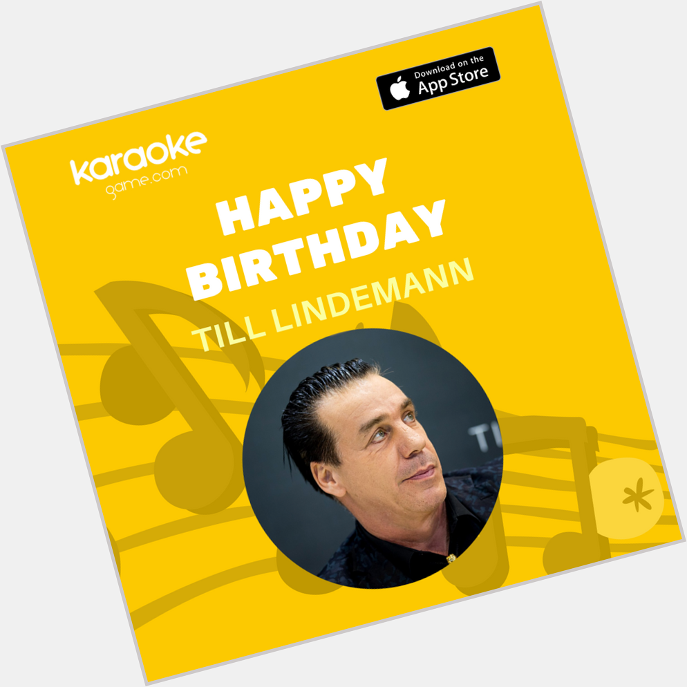 Today we celebrate with Till Lindemann! Happy Birthday 