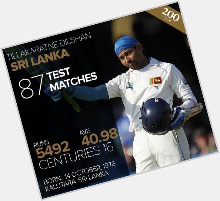 Happy 38th birthday to Tillakaratne Dilshan, scorer of a superb 193 here in 2011 vs England: 