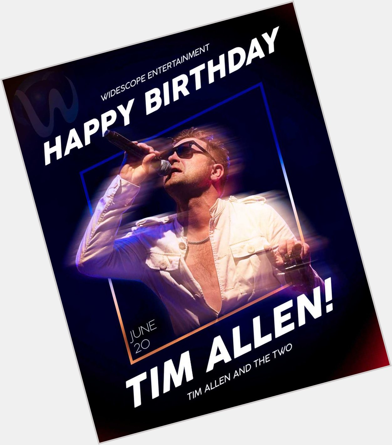 Happy Birthday Tim Allen! It s time to party like a rock star! We wish you all the best on your birthday! 