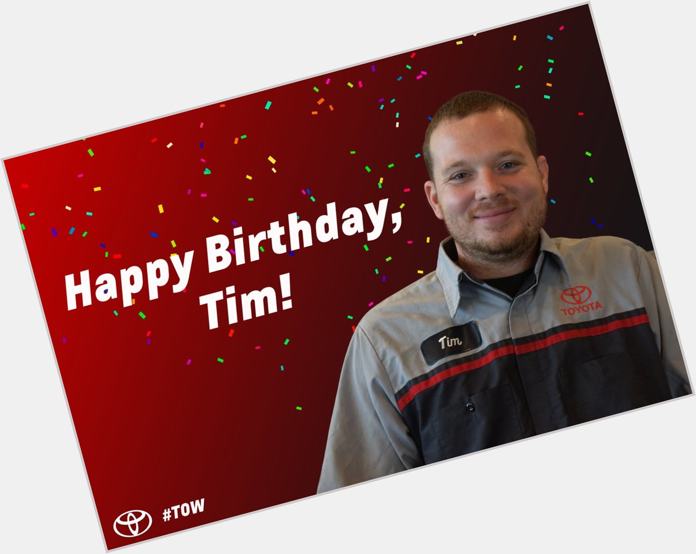 We would like to wish Tim Anderson a very Happy Birthday!     