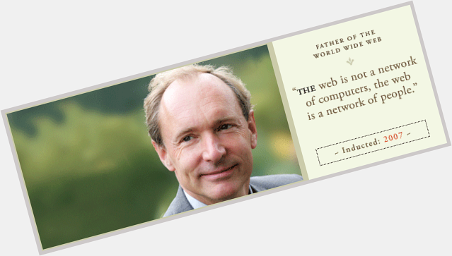 Happy birthday, Tim Berners-Lee, father of the World Wide Web! 