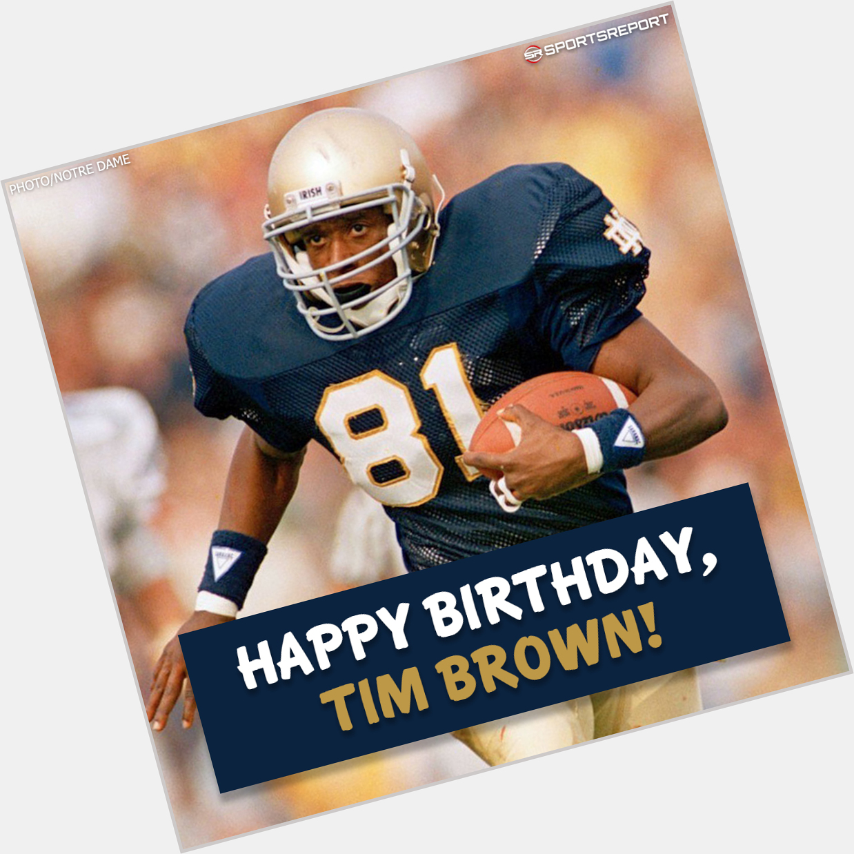 Happy Birthday to  Legend, Tim Brown!  