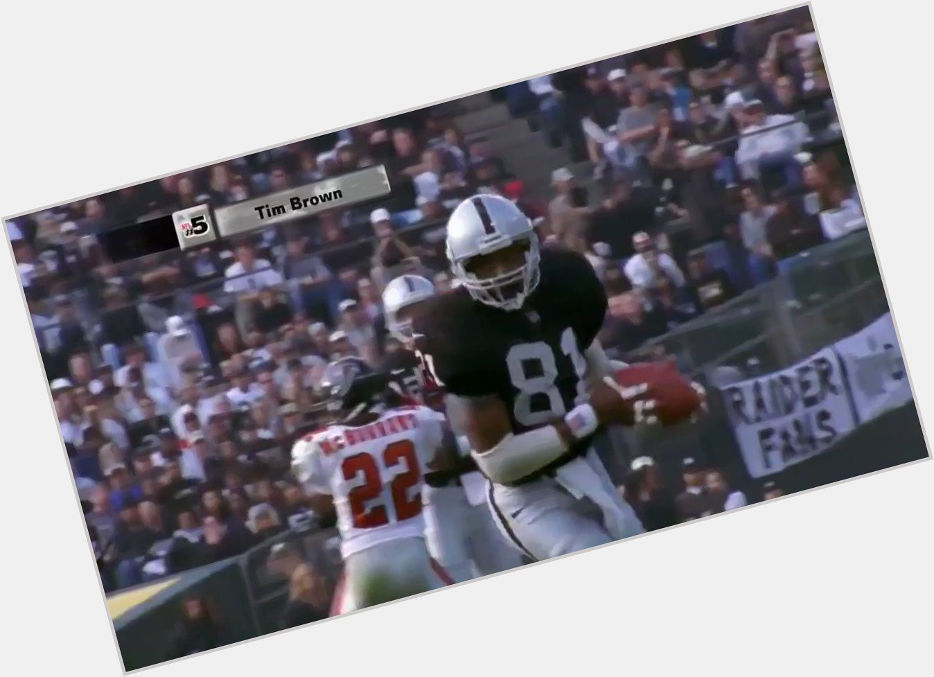 Happy Birthday to Hall of Fame Raiders WR Tim Brown  