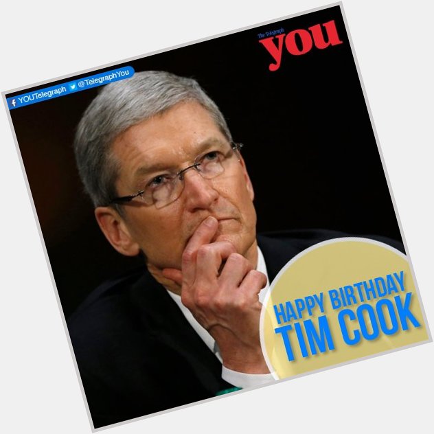 Happy Birthday to the Chief executive officer of Apple Inc. 