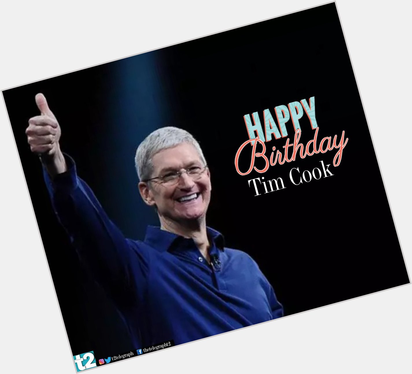 Happy birthday to the man behind a $1 trillion company called Apple! m 
