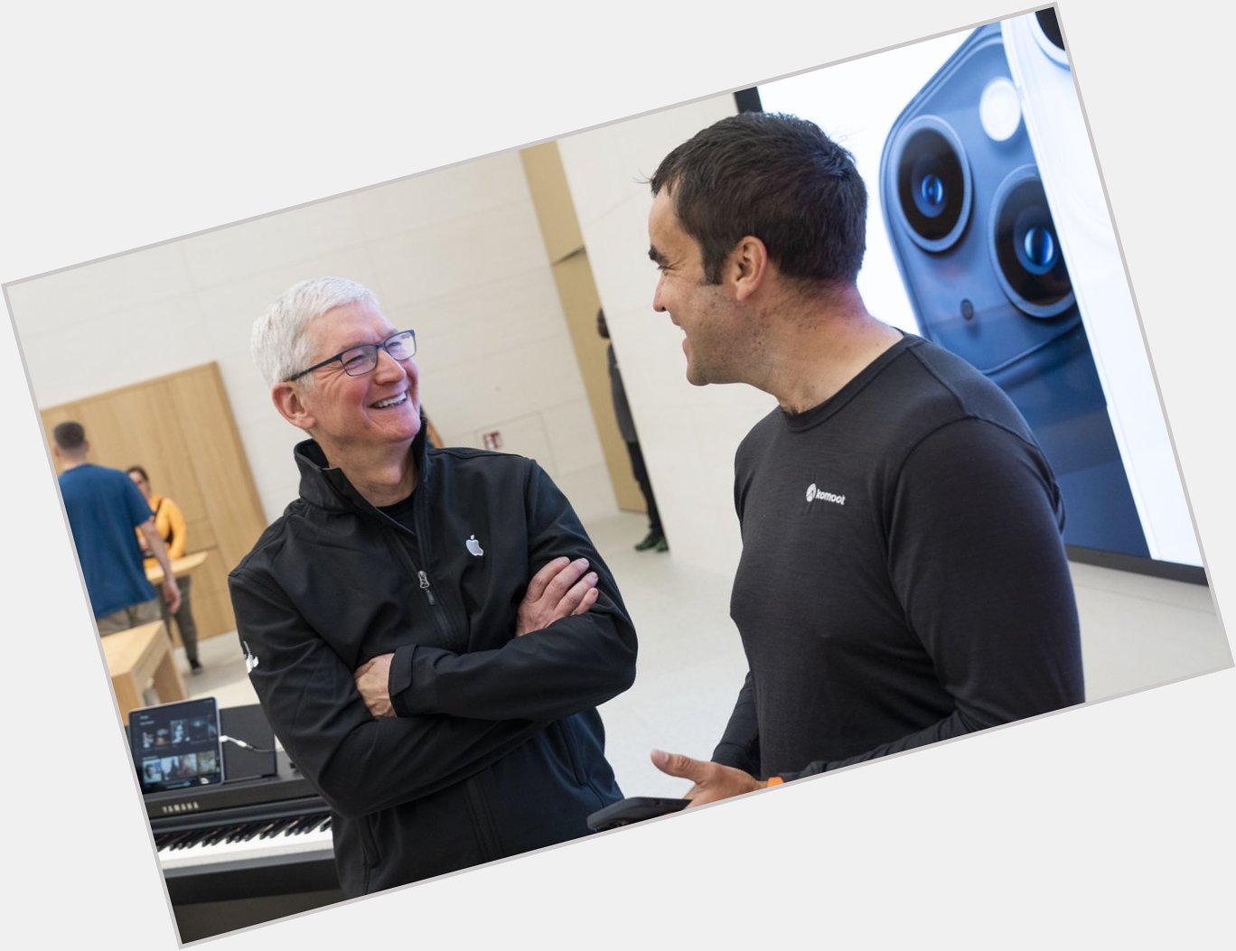 Greetings to on his birthday!   

HAPPY 62nd BIRTHDAY to you, Tim Cook  Remessage to wish him 