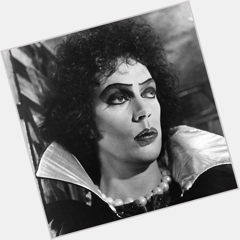 Happy Birthday, Tim Curry! (April 19, 1946)
Dr. Frank N. Furter in \The Rocky Horror Picture Show\ (1975). 