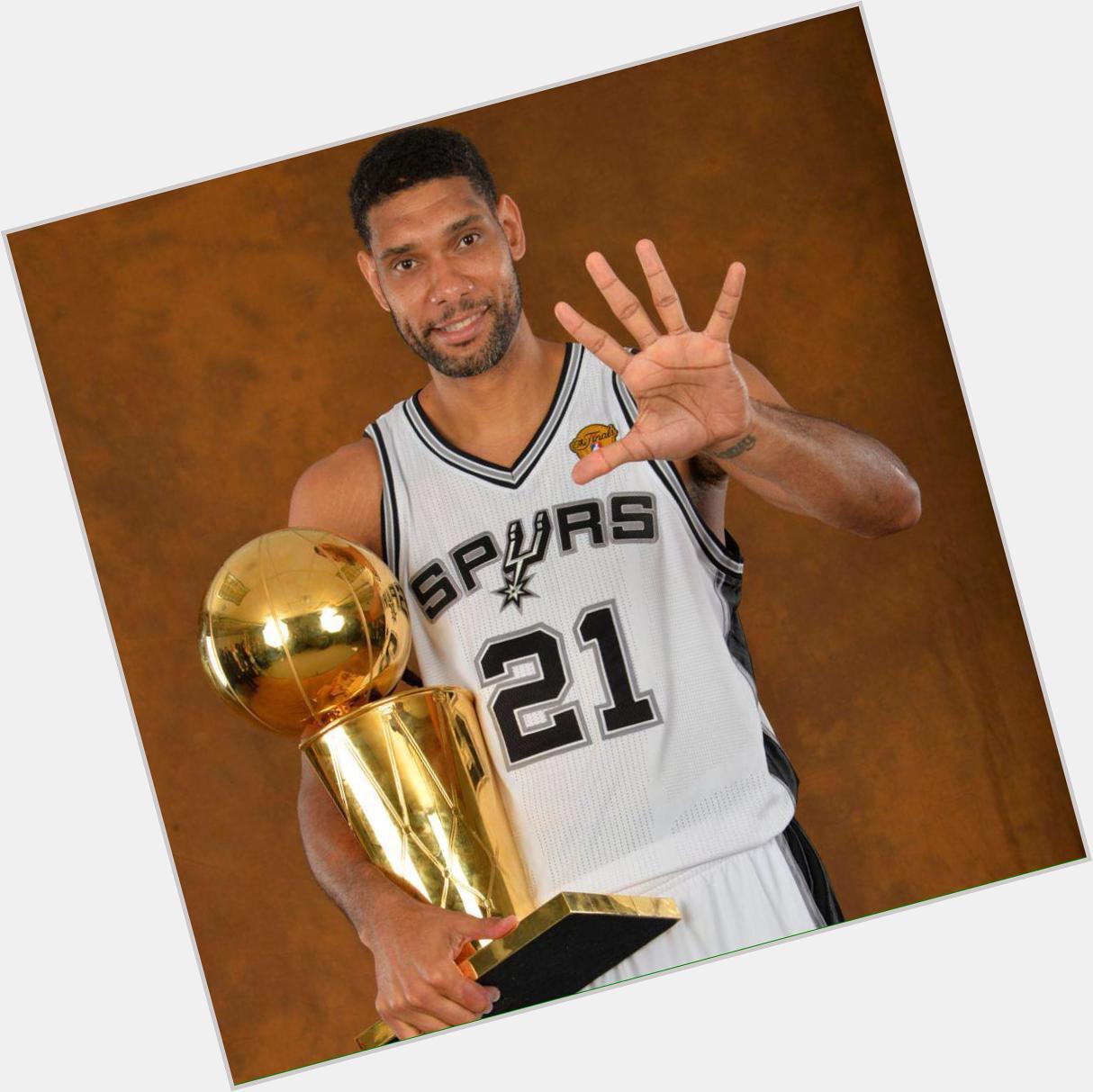 Happy birthday to Father Time himself, 5 time NBA championship player, my man Tim Duncan! 