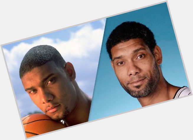 Wait... Which photo is from 1997? Happy birthday, Tim Duncan! You haven\t aged a bit. 