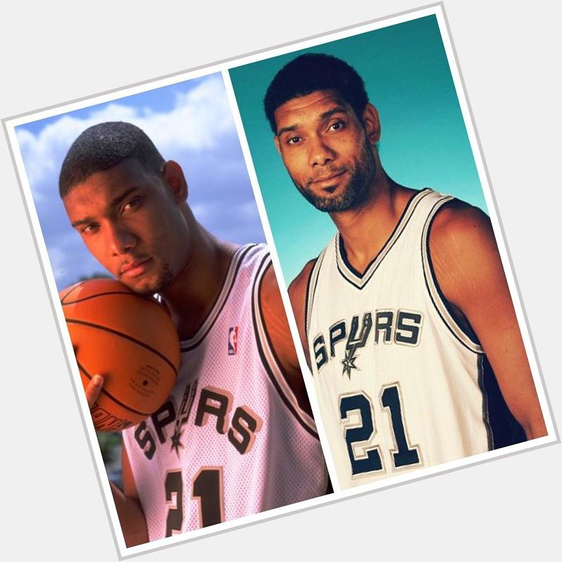 Wait... Which photo is from 1997? Happy birthday, Tim Duncan! You haven\t aged a bit. via 