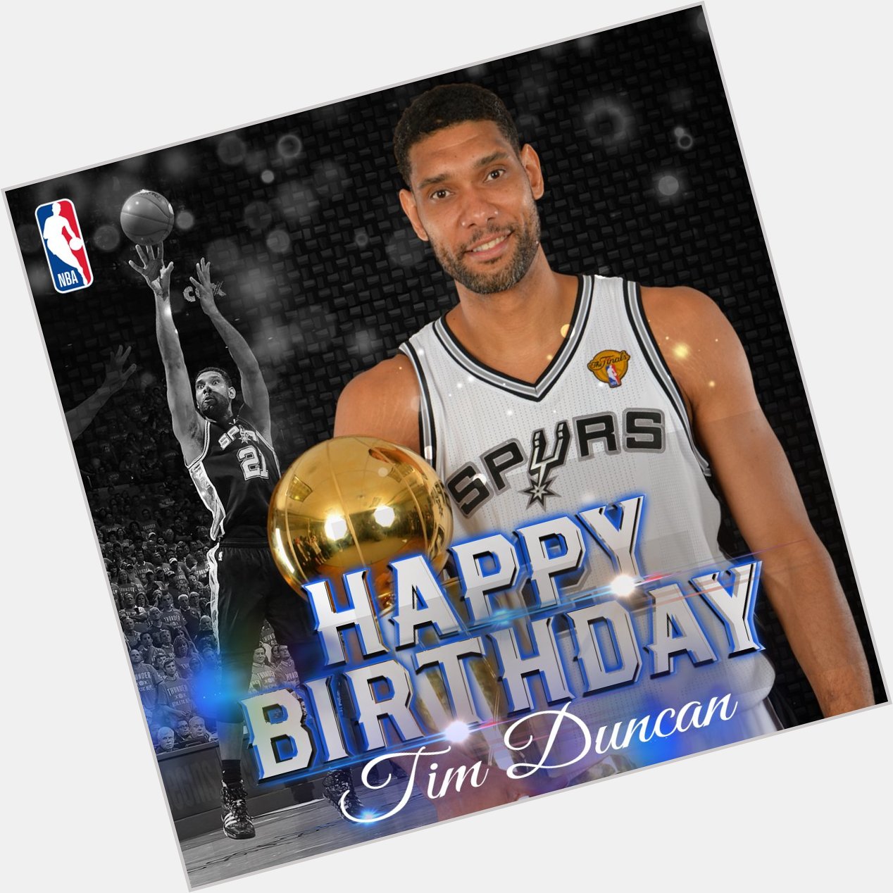 Happy Birthday to 5 time NBA champ and 1 5 time NBA All-Star, former player Tim Duncan  