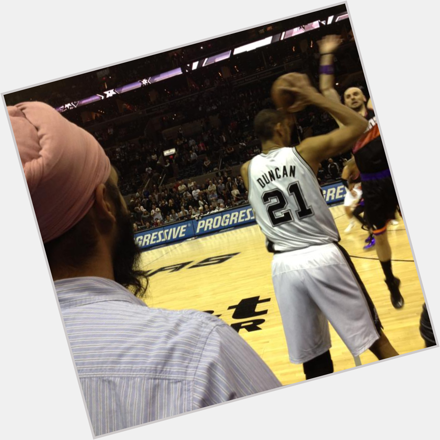 Happy Birthday, Tim Duncan. Hope you never forget that time we basically became best friends. 