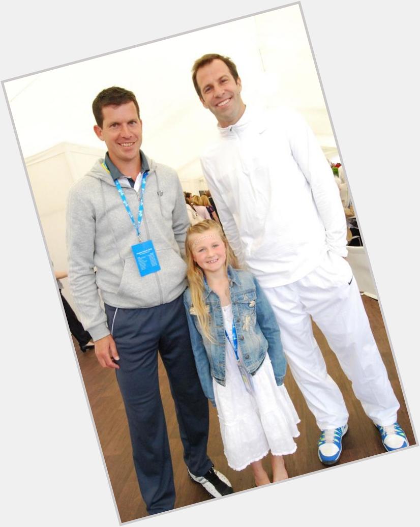 Happy birthday and Tim Henman.  from mini tennis fan & player   