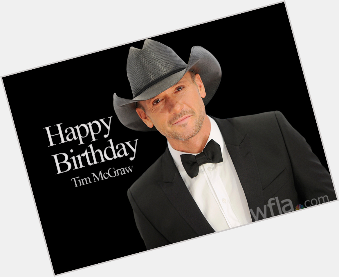Join us in wishing a happy 54th birthday to country singer Tim McGraw!  