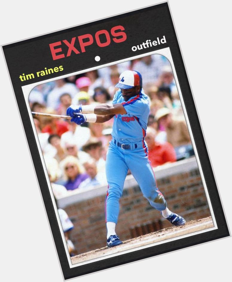 Happy 56th birthday to Tim Raines. 1987 collusion victim, but still had a monster year. 