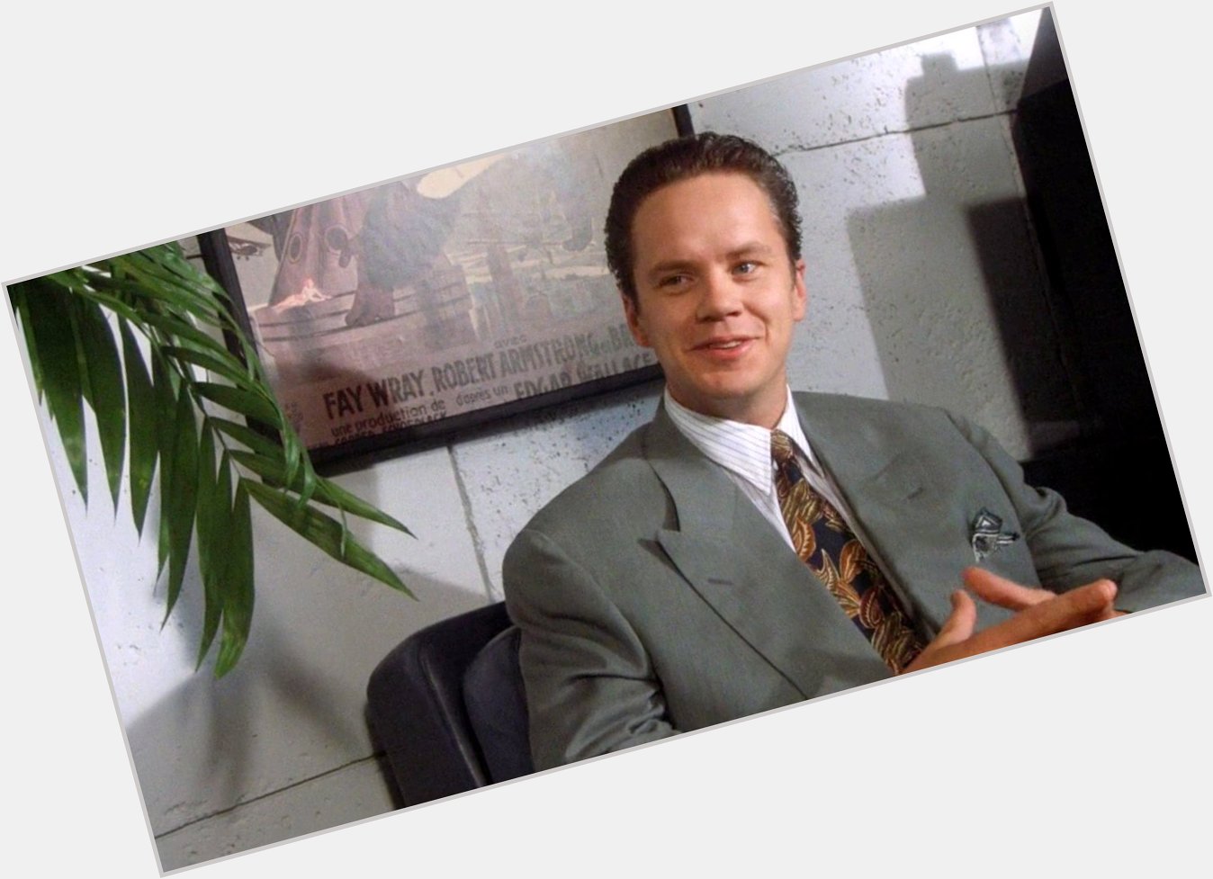 Happy birthday Tim Robbins. He s been consistently good, but he was at his best in The player IMHO. 