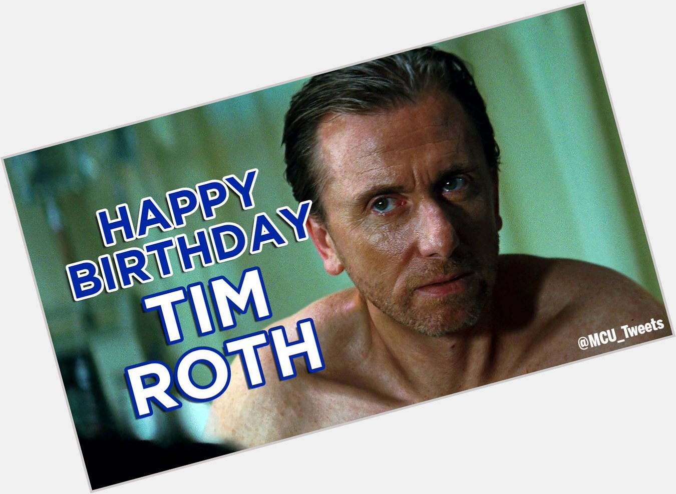 Wishing Tim Roth, who played Emil Blonsky / Abomination in THE INCREDIBLE HULK, a very happy 56th birthday! 