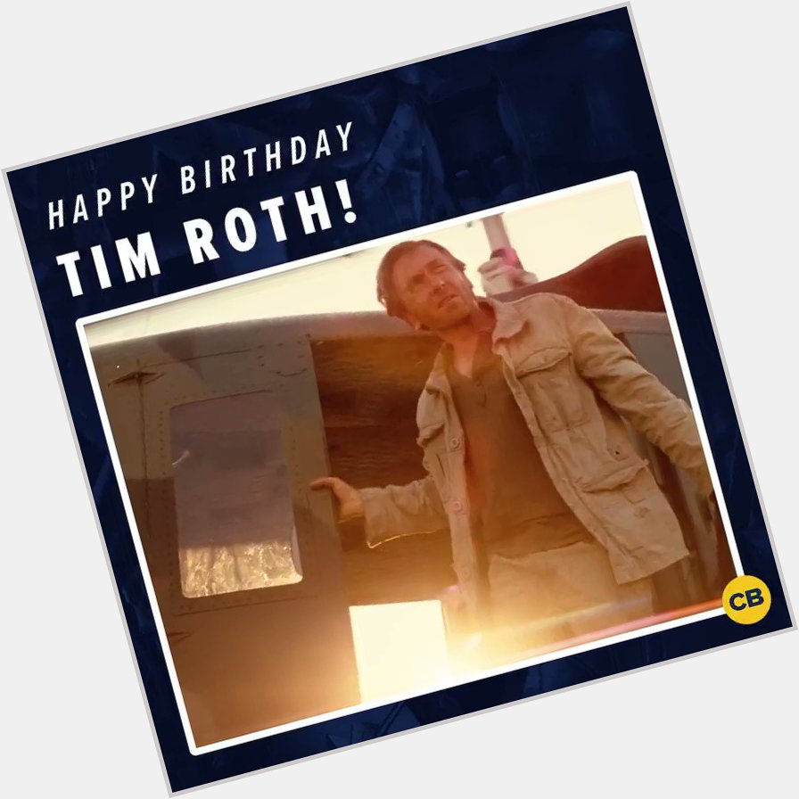 Happy birthday, Tim Roth! 
