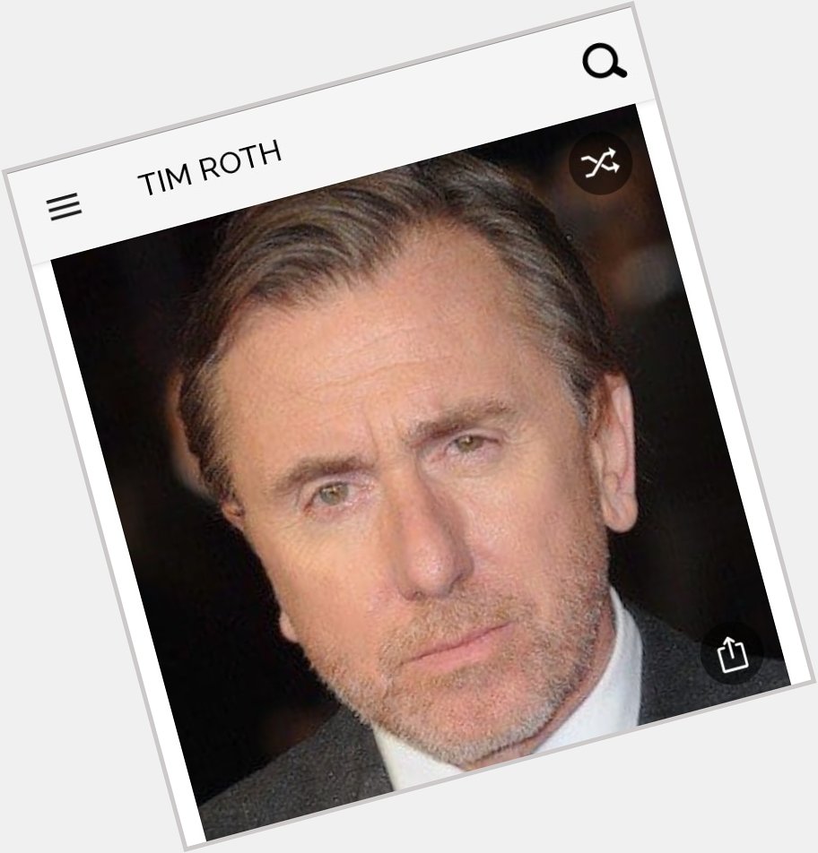 Happy birthday to this great actor.  Happy birthday to Tim Roth 