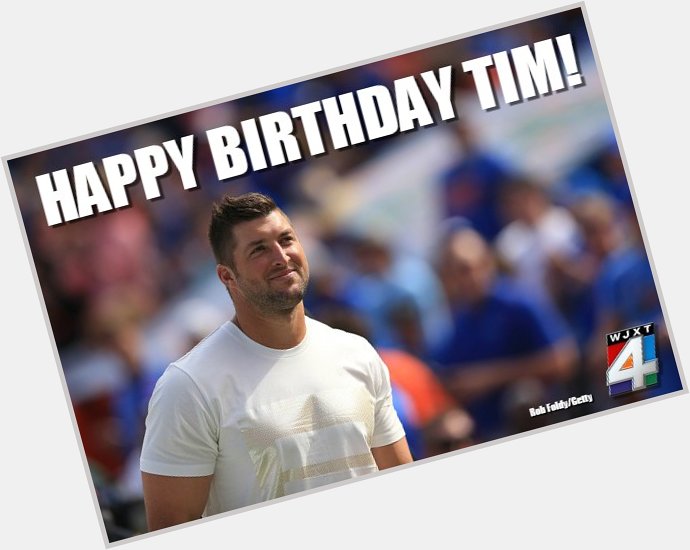 Happy birthday, Tim Tebow! The Gators great turns 30 today --  