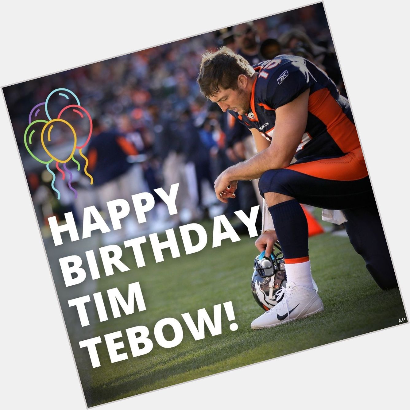 Happy 34th birthday to Tim Tebow! 