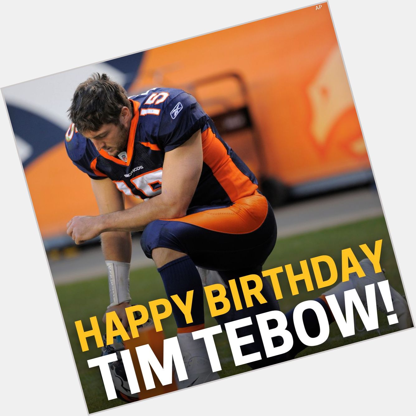 Happy birthday, Tim Tebow! He turns 35 today! 