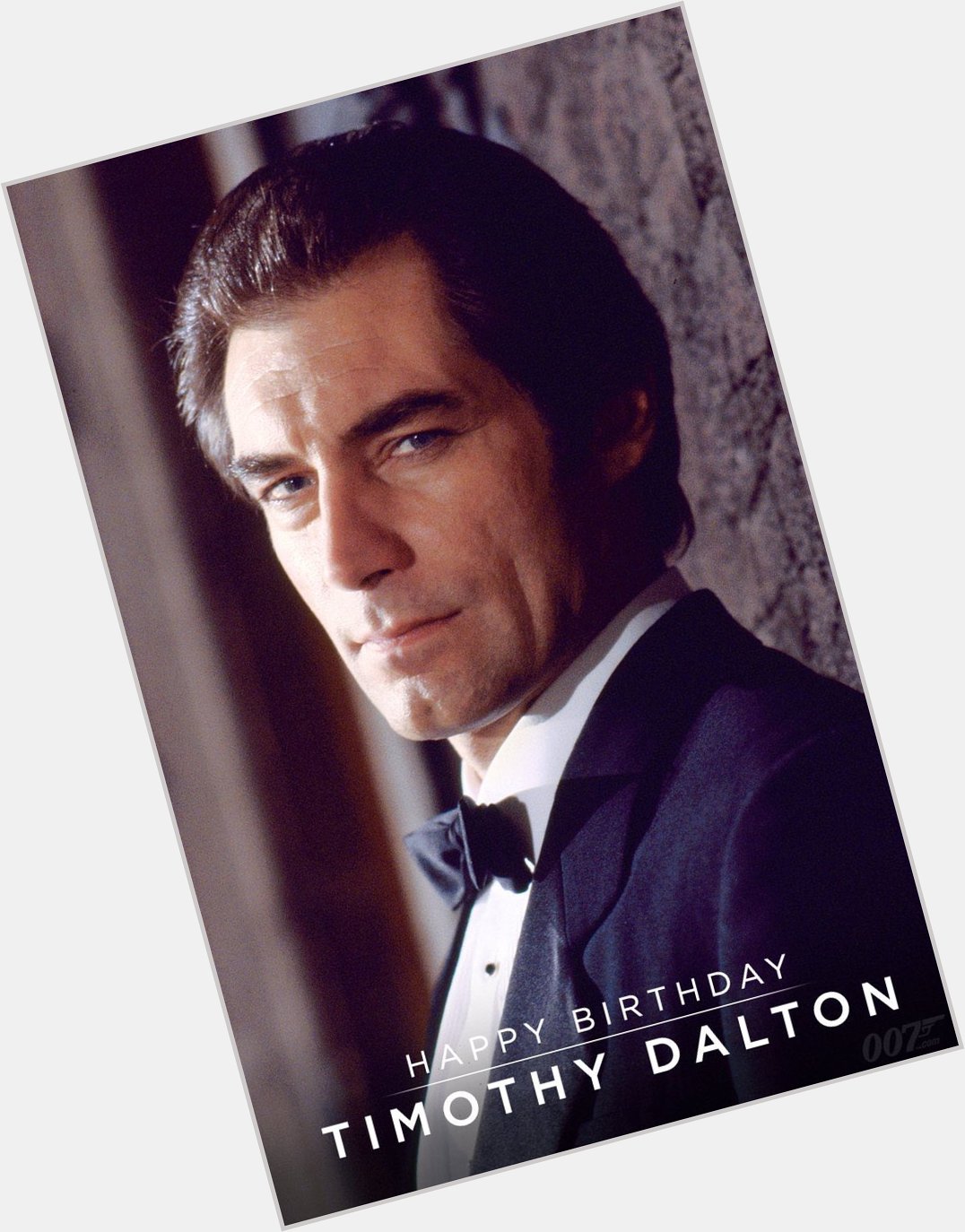 Happy Birthday to former actor, and fellow Welshman, Timothy Dalton!  