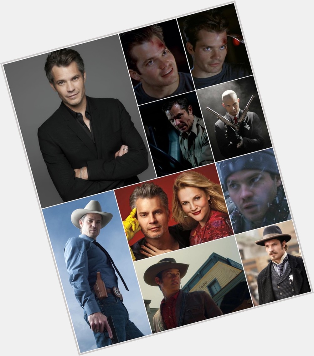 Happy Birthday to the great Timothy Olyphant. This fabulously talented bit of sexy meat turns a whopping 52 today! 