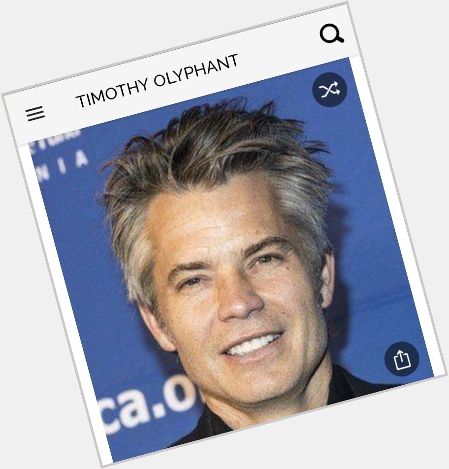 Happy birthday to this great actor. Happy birthday to Timothy Olyphant 