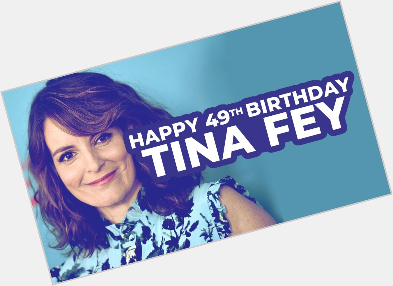 Happy 49th Birthday to our queen, Tina Fey! 