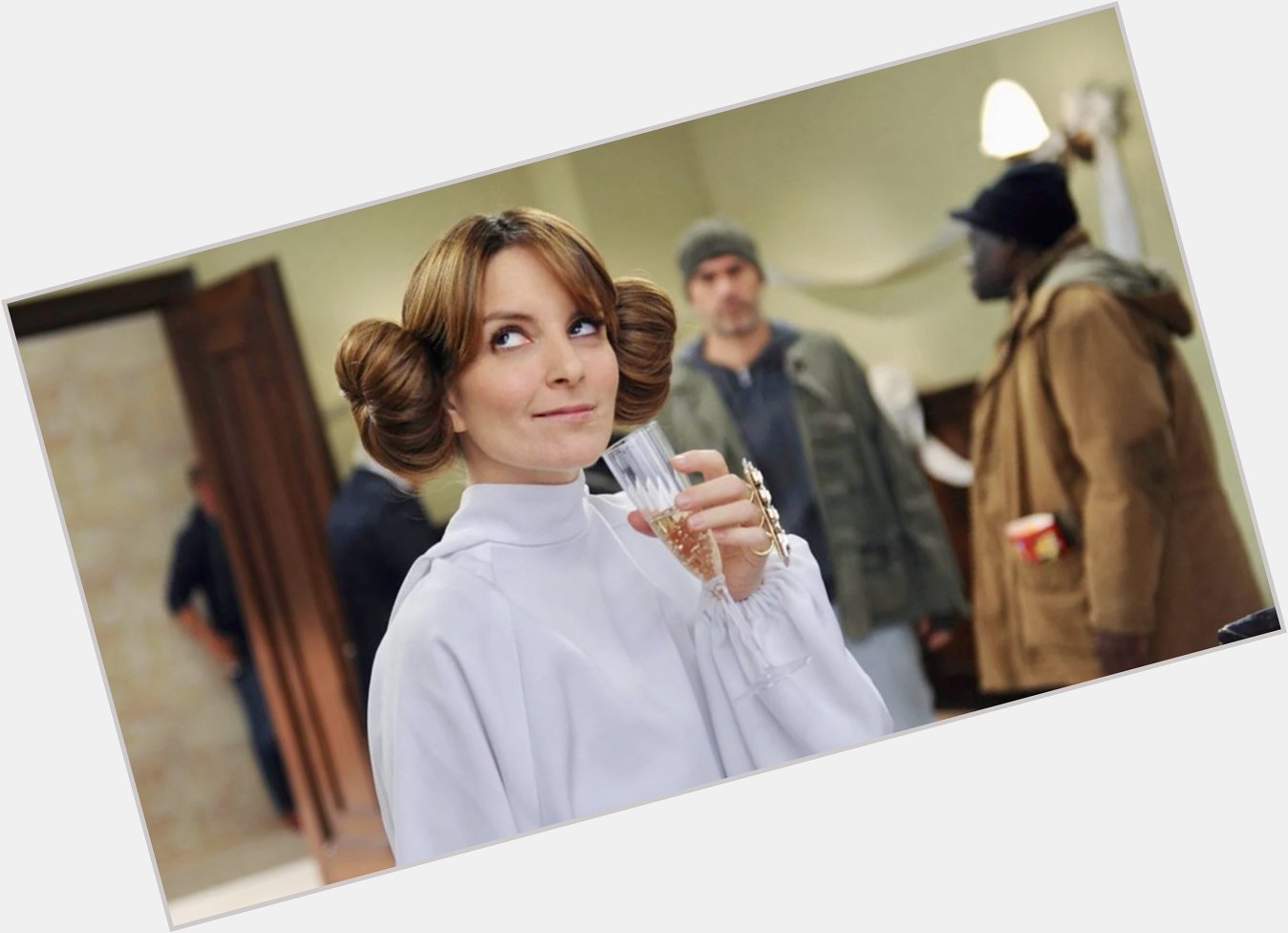 Happy 51st Birthday Tina Fey! 
\"You put that costume and that wig on and nerds go bananas.\" 
