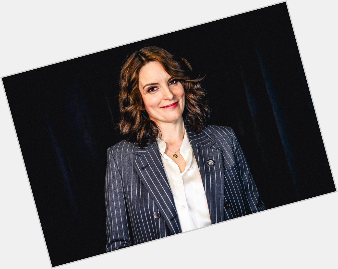 Don t forget to laugh a little! Happy birthday, Tina Fey!
(Shot for Playbill, May 2018) 