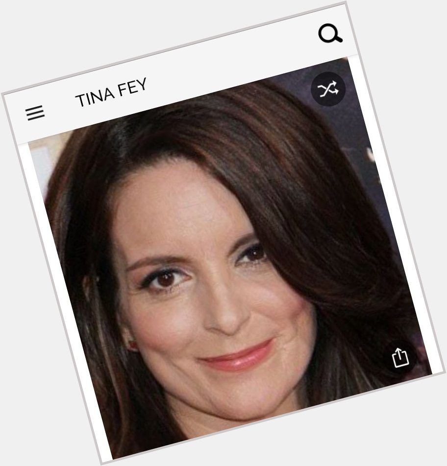 Happy birthday to this great comedienne.  Happy birthday to Tina Fey 