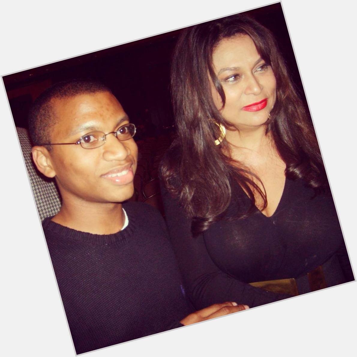 Happy Birthday to Ms. Tina Knowles! Here\s a photo of me pictured w/ mom 