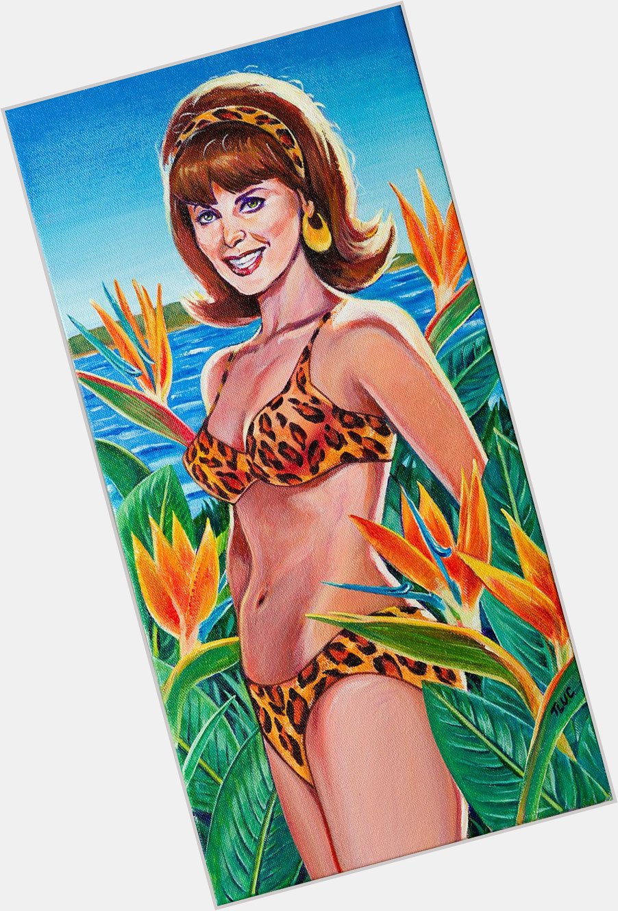 Happy birthday Tina Louise. Here is my painting of Ginger.   