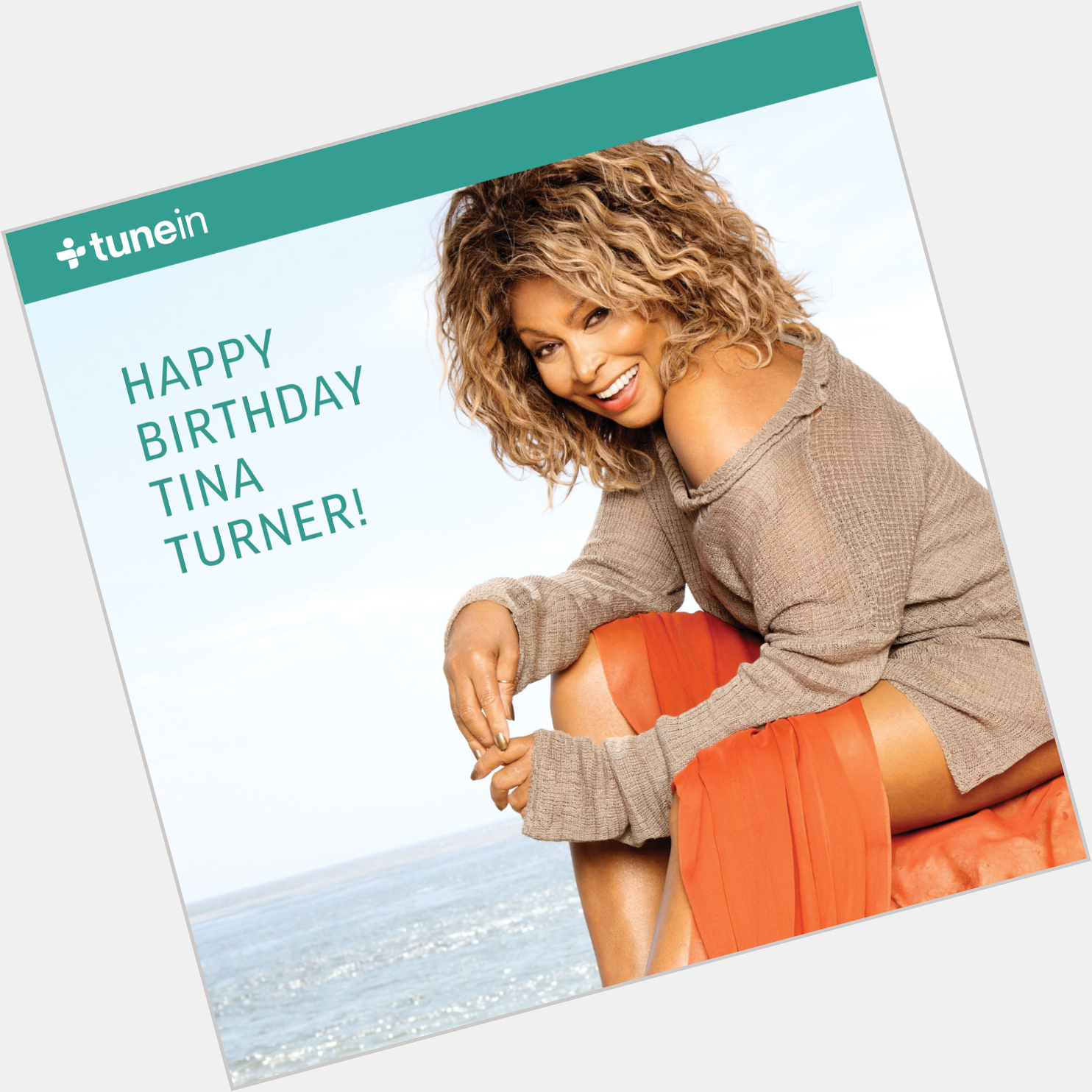 Happy 75th birthday to the fabulous Tina Turner!

Listen to the Grammy Award-winning artist:  