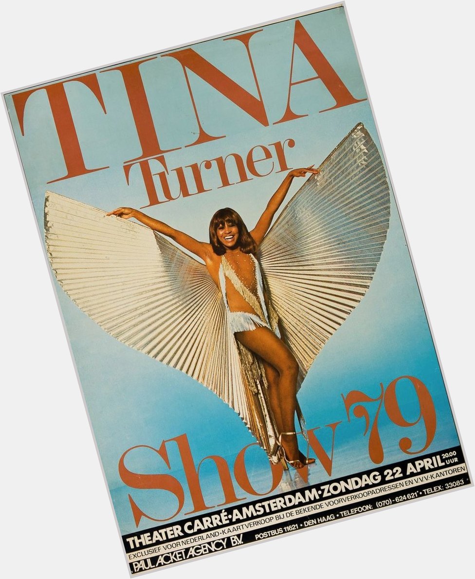 Happy birthday to Tina Turner, 78 today. Next year in Amsterdam! 