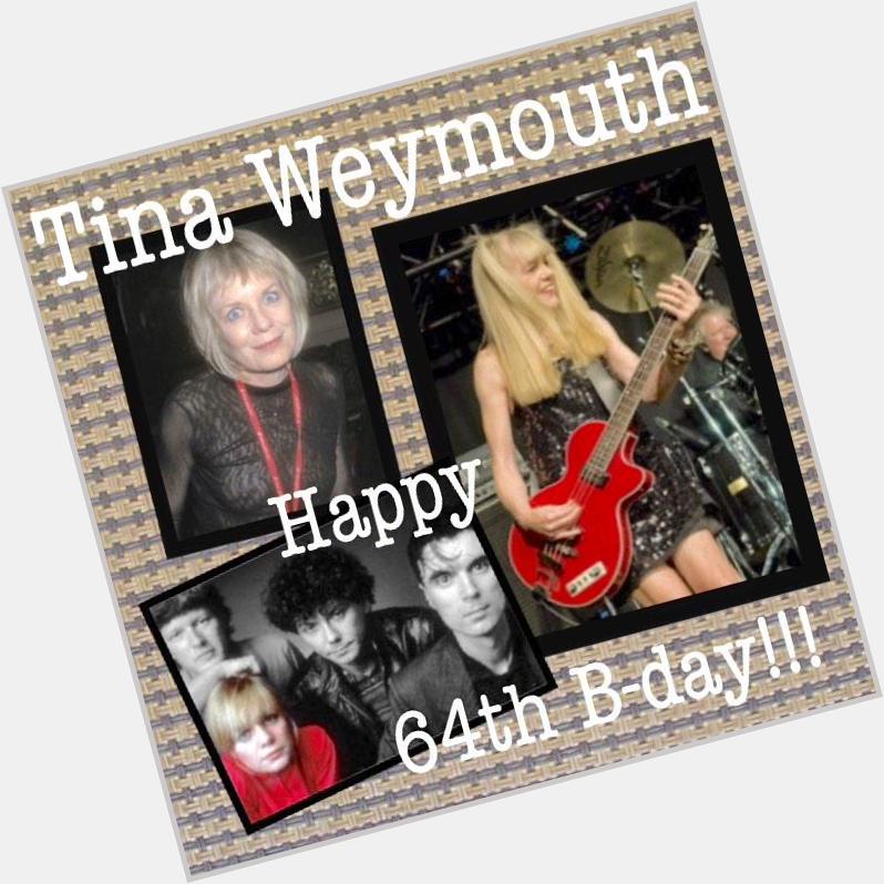 Tina Weymouth 

( B & V of Talking Heads, Tom Tom Club )

Happy 64th Birthday!!!

22 Nov 1950 